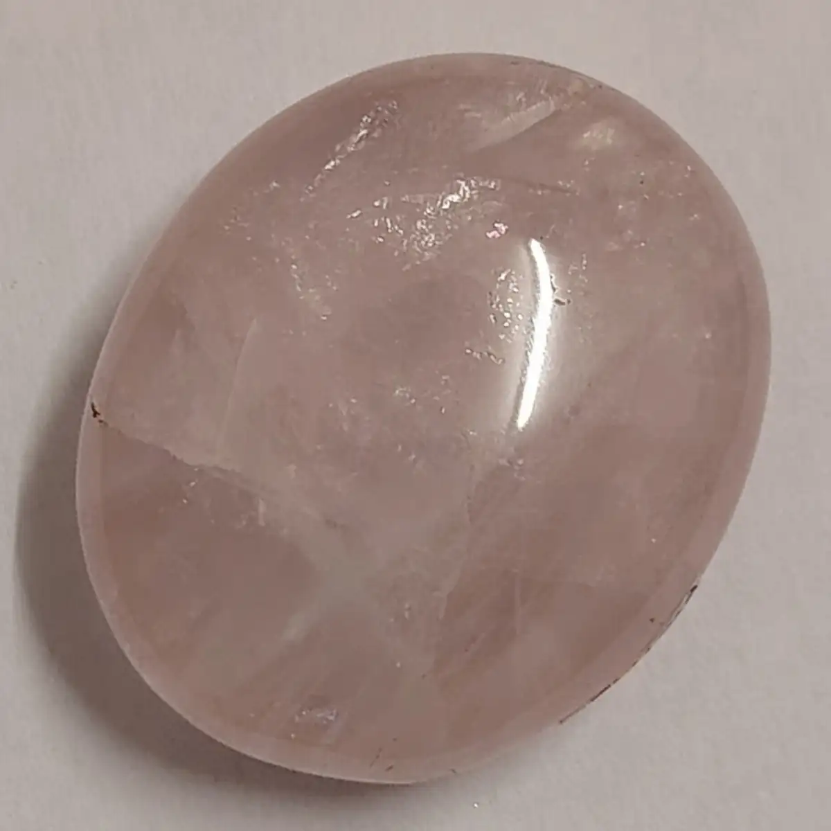 Quartz rose roulée