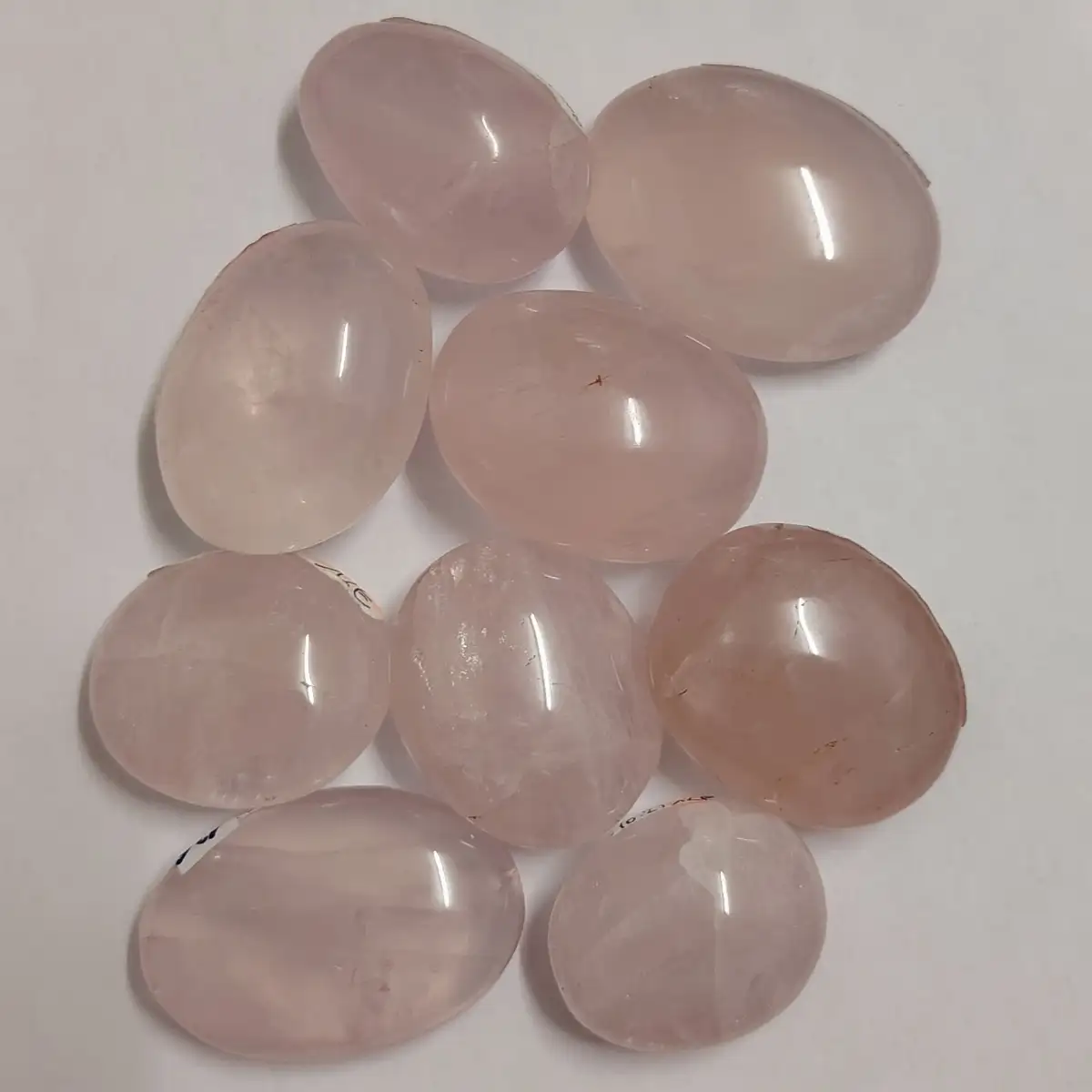 Quartz rose roulée