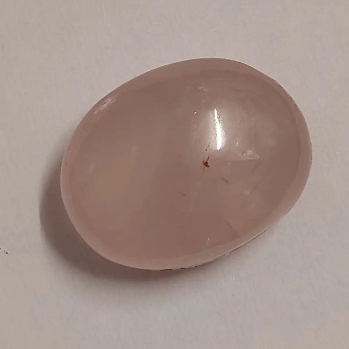 Quartz rose roulée