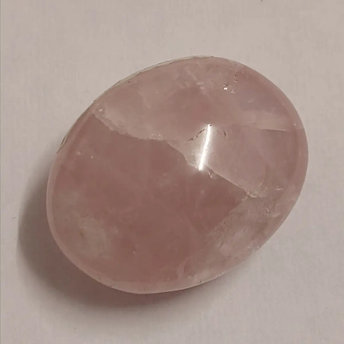 Quartz rose roulée