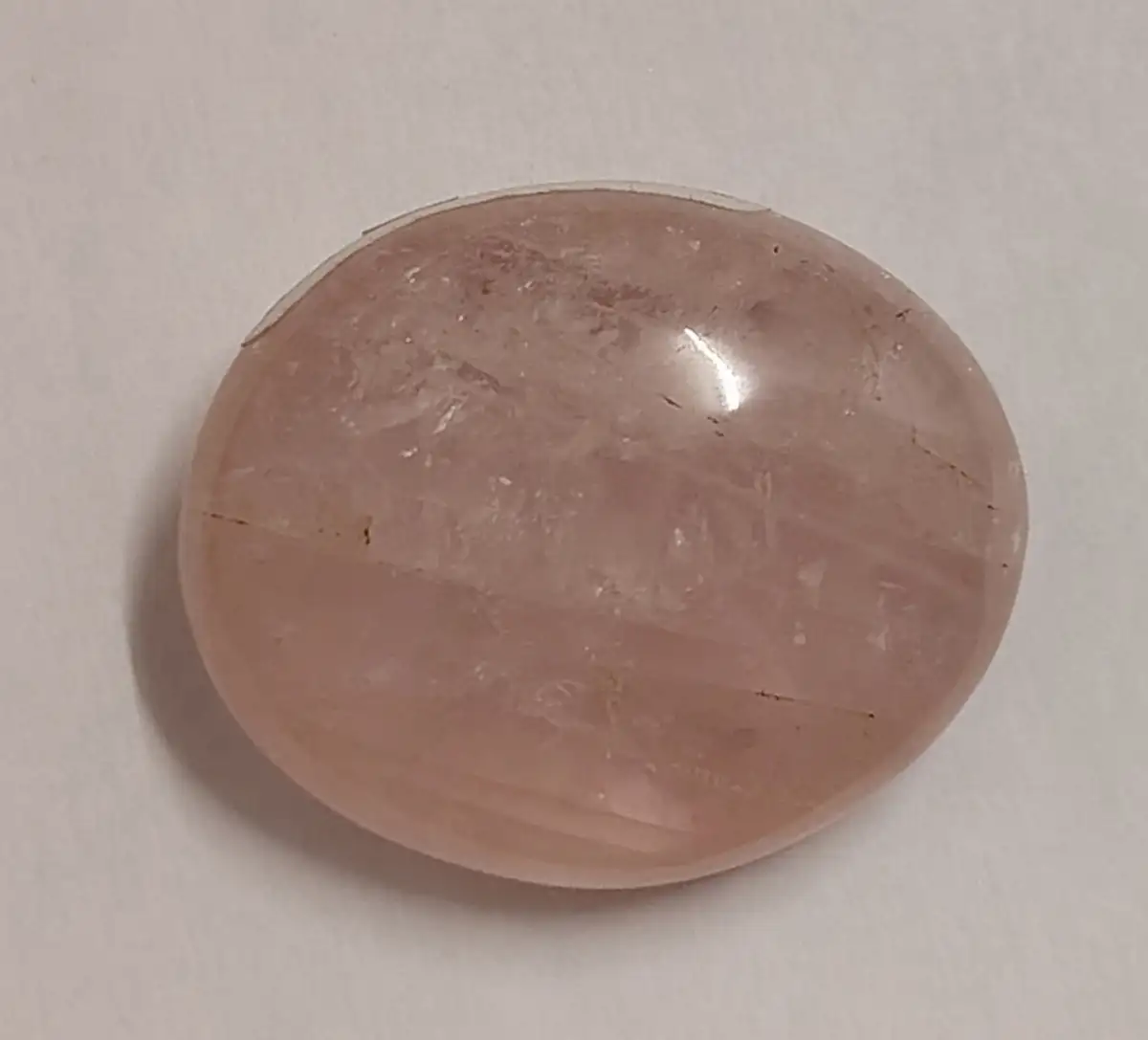 Quartz rose roulée