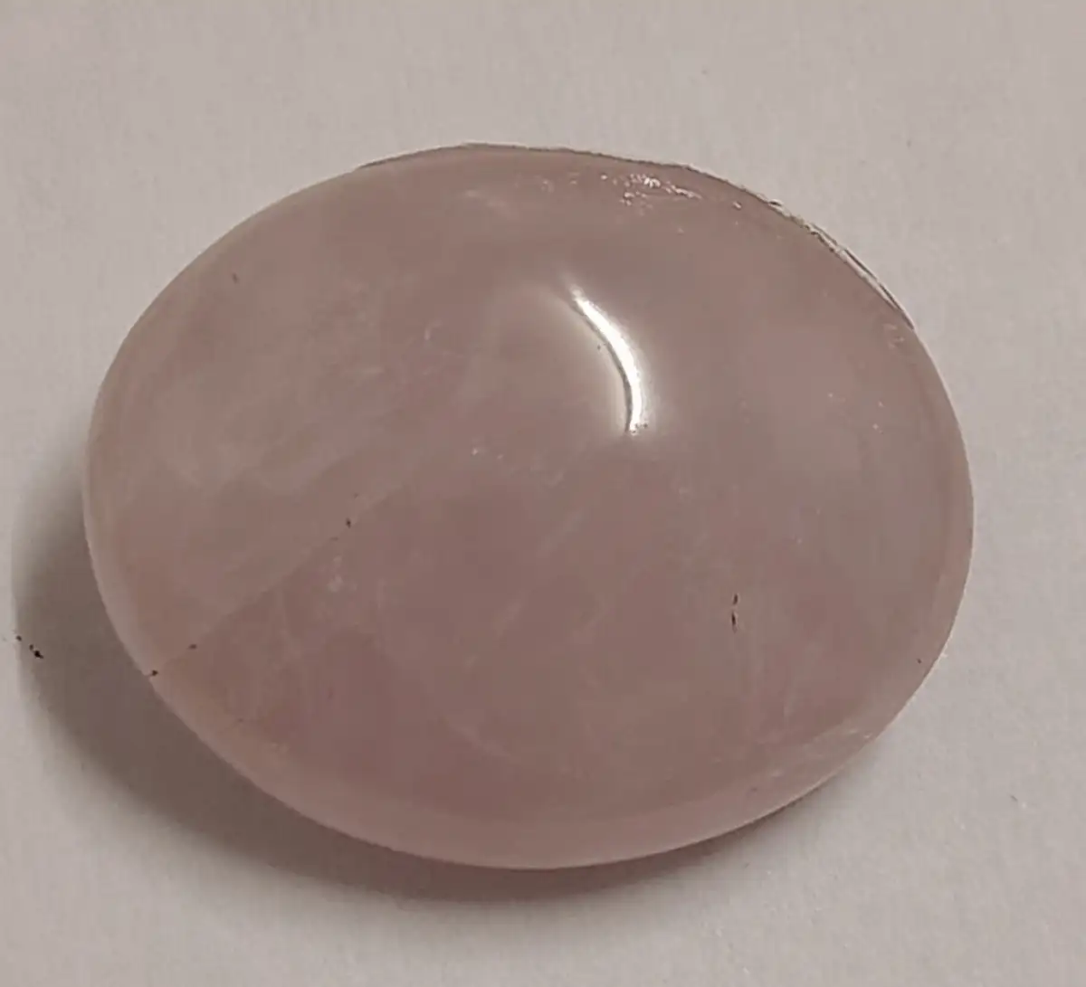 Quartz rose roulée