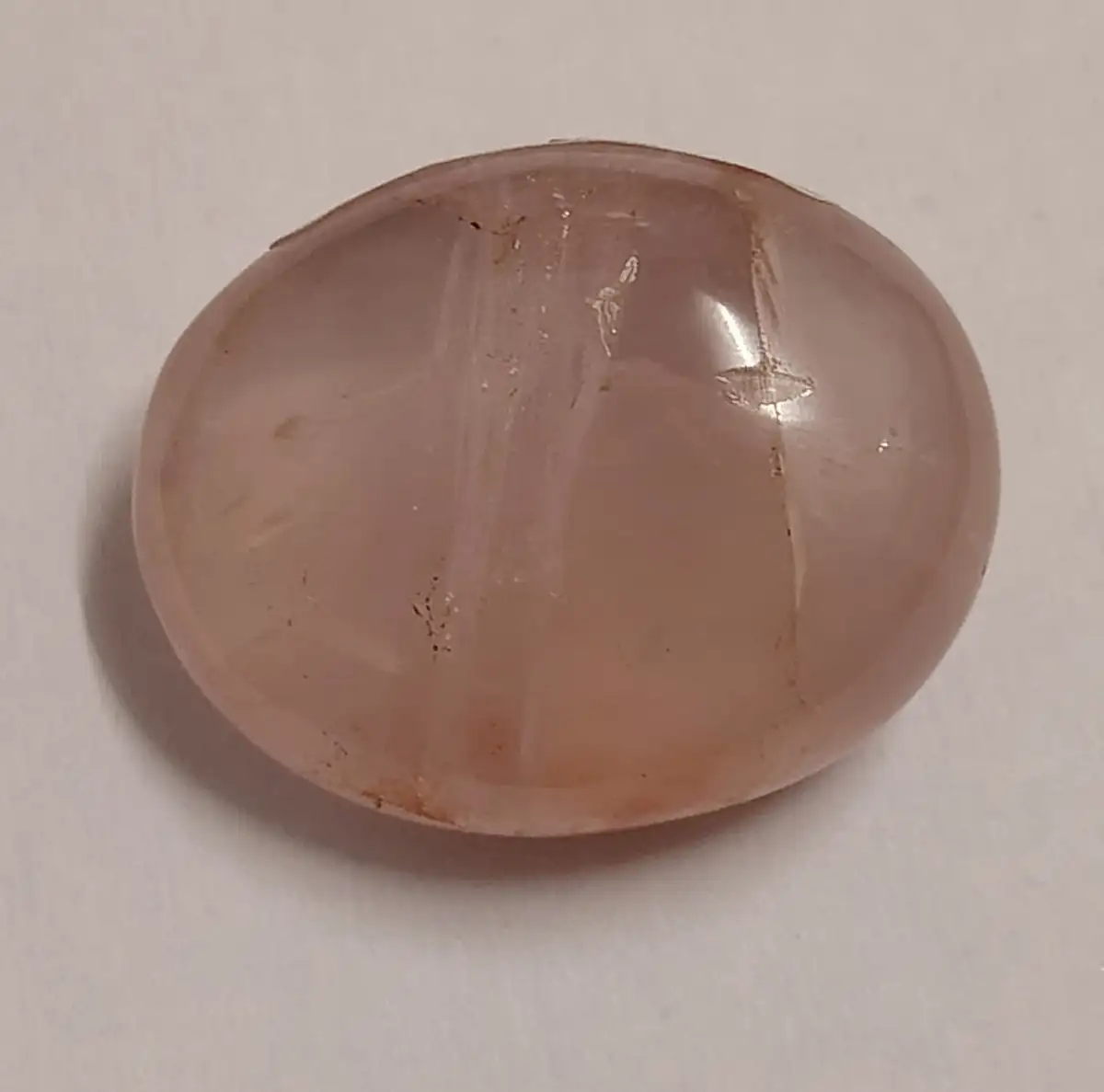 Quartz rose roulée