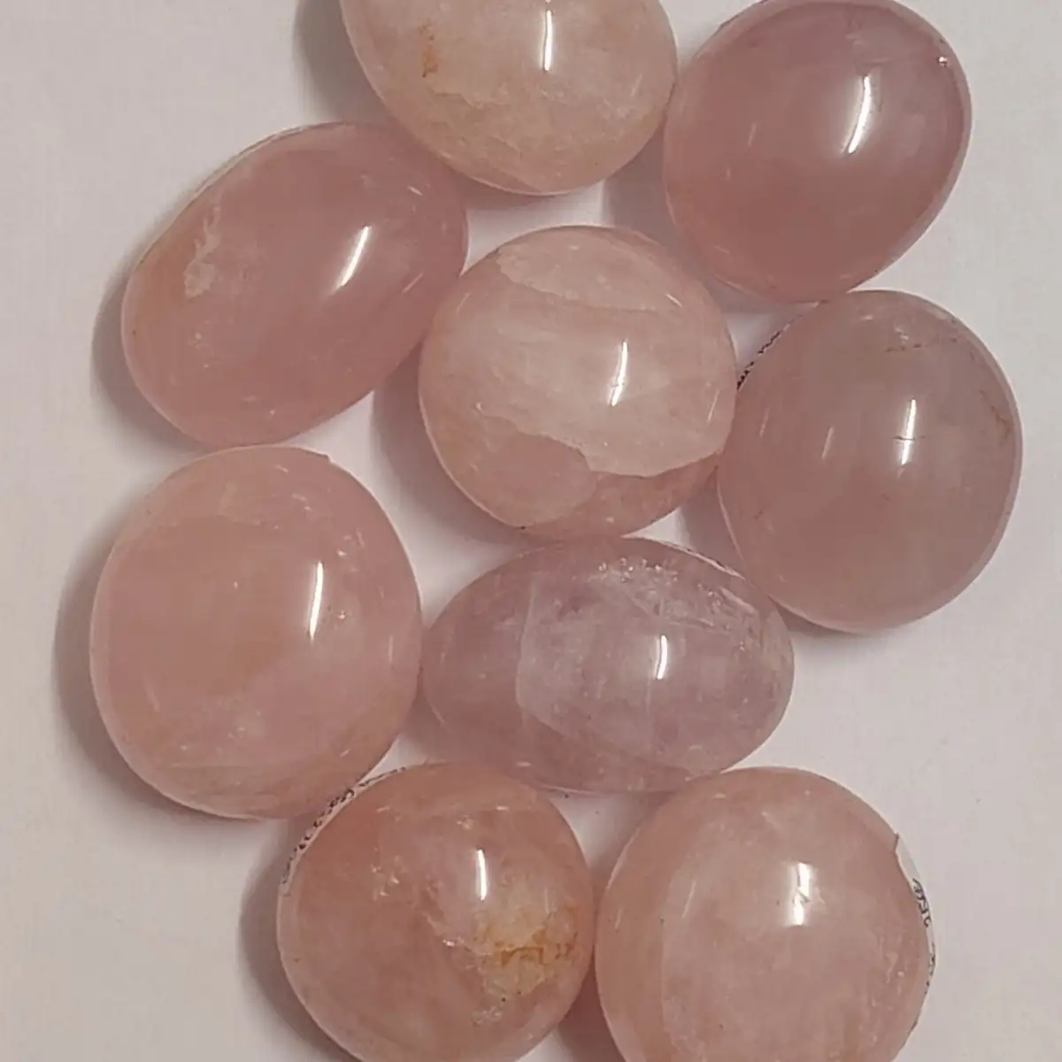 Quartz rose roulée