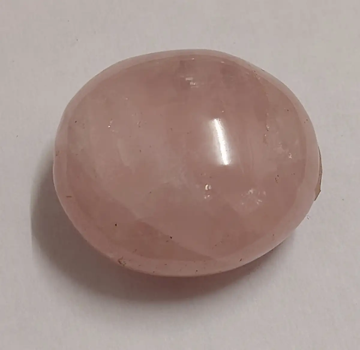 Quartz rose roulée