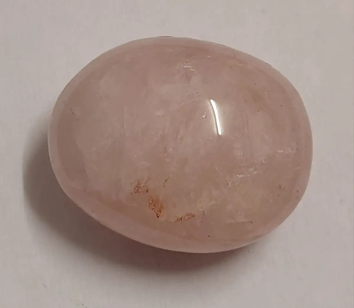Quartz rose roulée