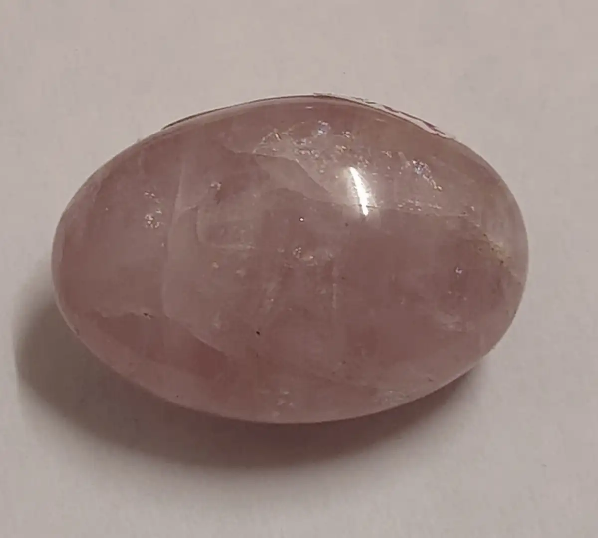 Quartz rose roulée