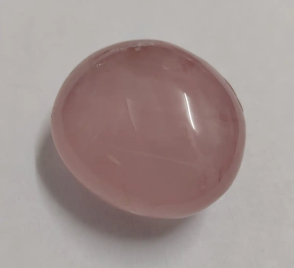 Quartz rose roulée