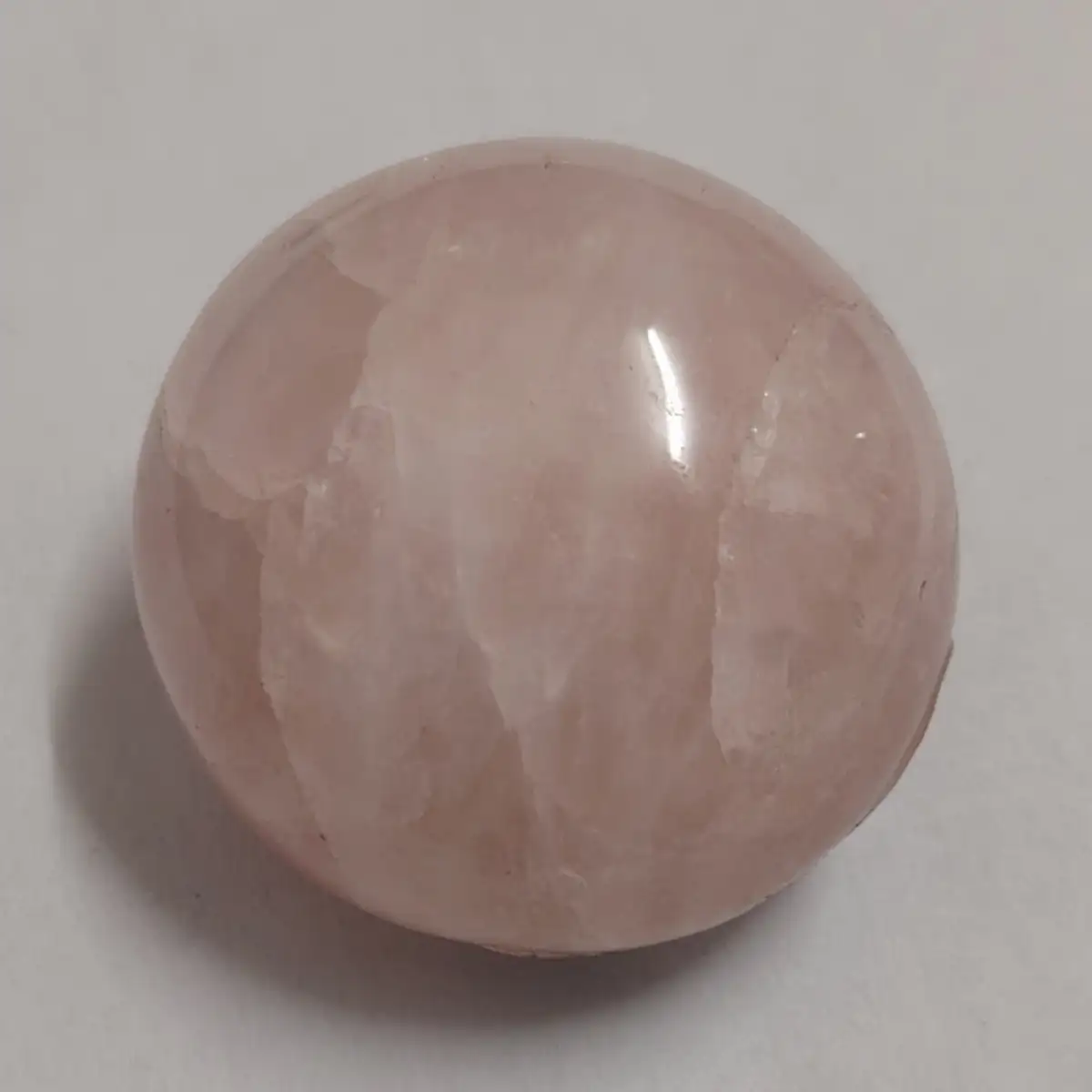 Quartz rose roulée