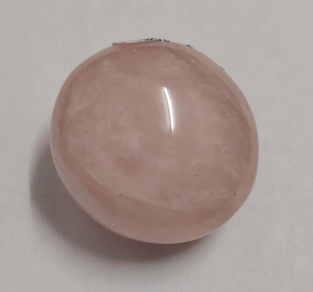 Quartz rose roulée