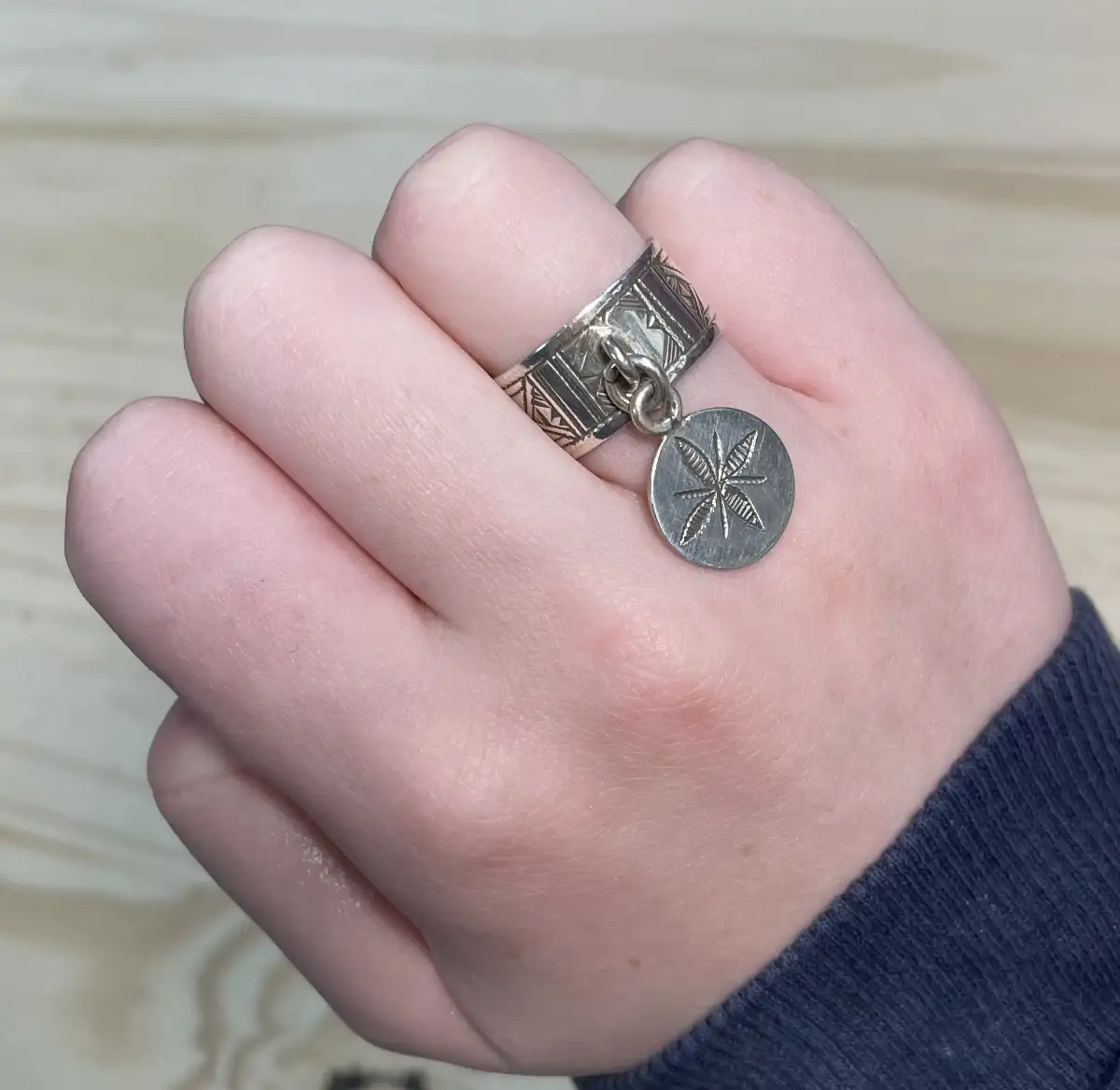 Bague touareg breloque